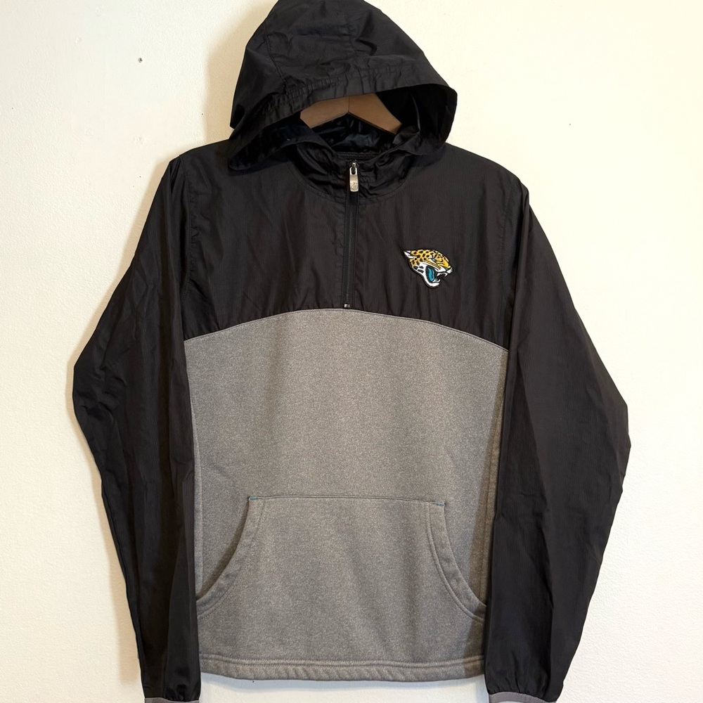 Jacksonville Jaguars 1/4 Zip Youth Large (14-16) Long Sleeve Golf Track Jacket